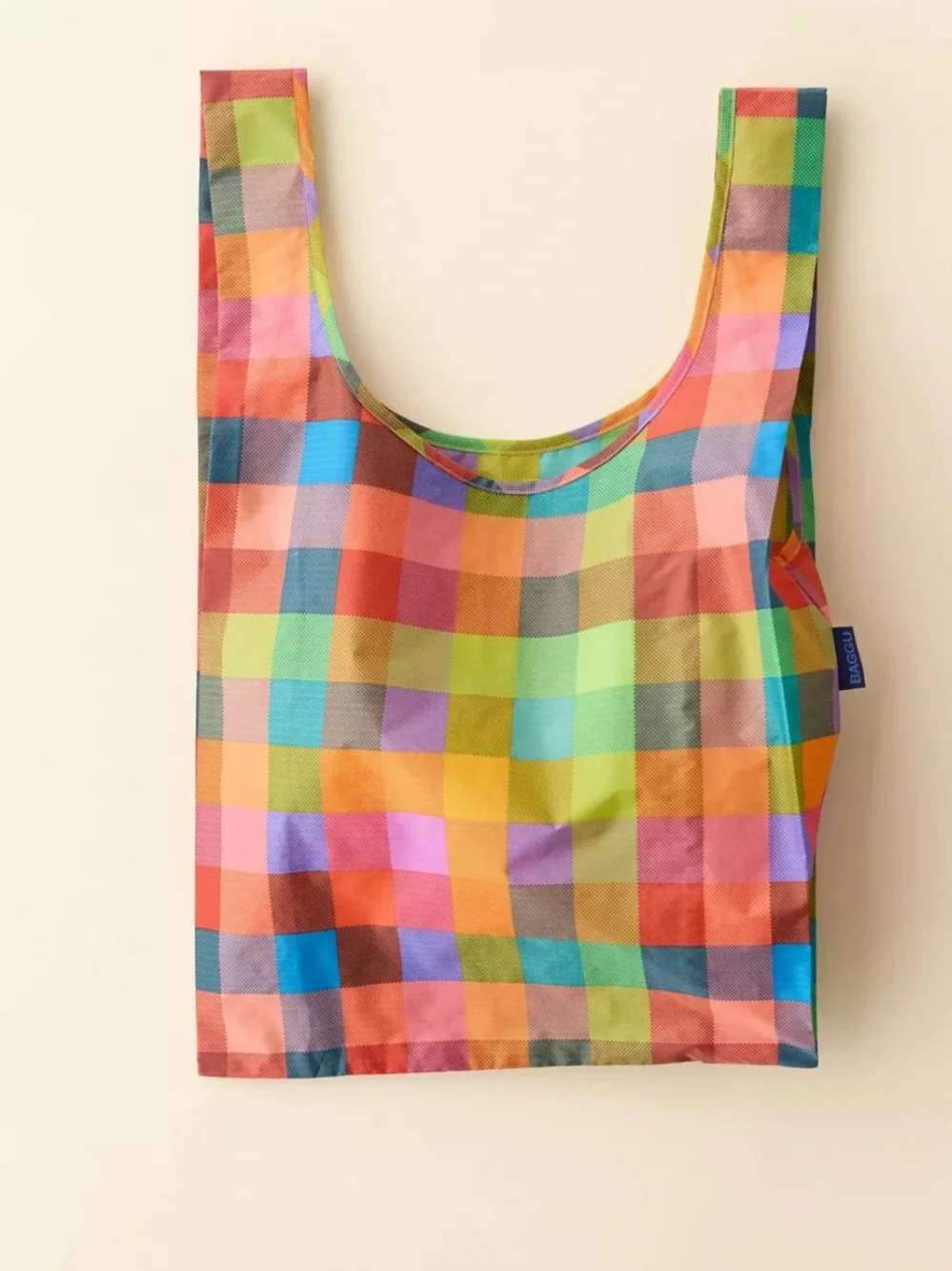 BAGGU Madras Standard Reusable Bag BNWT